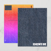 Carte postale Denim Series 10 Denim (Devant / Derrière)