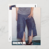 Carte postale Denim Series 11 Culottes (Devant / Derrière)