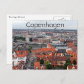 Carte Postale denmark de copenhague (Devant / Derrière)