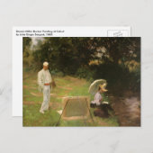 Carte Postale Dennis Miller Bunker Peinture à Calcot par Sargent (Devant / Derrière)