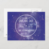 Carte postale d'enregistrement de la galaxie (Devant / Derrière)