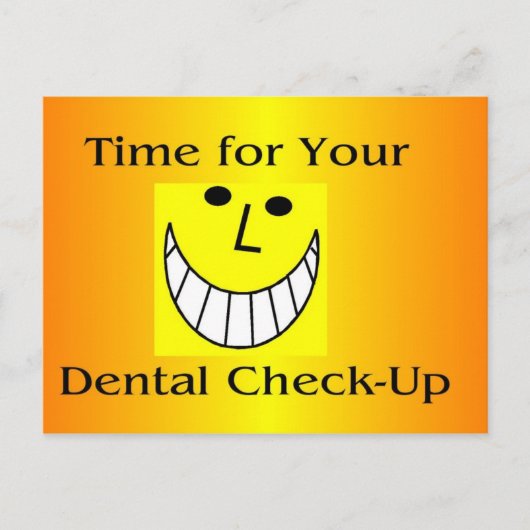 Carte postale Dental Check-Up (Devant)