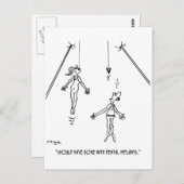 Carte Postale Dental Implant Cartoon 9468 (Devant / Derrière)