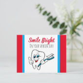 Carte Postale Dental Patient Birthday Postcard (Debout devant)