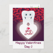 Carte postale Dental Valentine (Devant / Derrière)