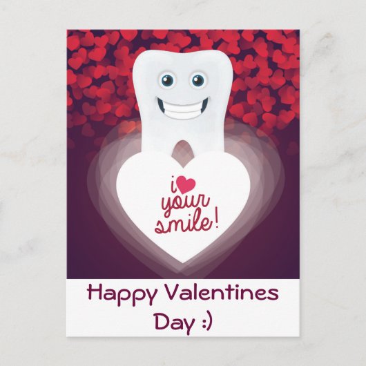 Carte postale Dental Valentine (Devant)