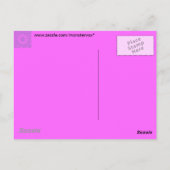 Carte Postale Dentelle bleue (Dos)