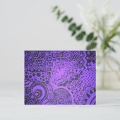 Carte Postale Dentelle pourpre (Debout devant)