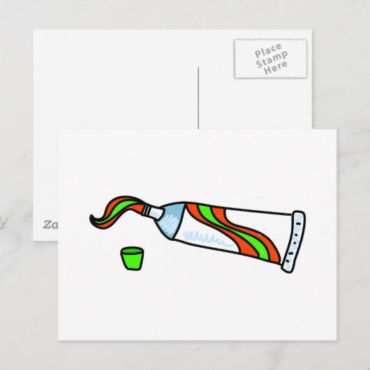 Carte Postale dentifrice (Devant / Derrière)