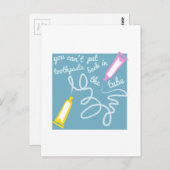 Carte Postale Dentifrice en tube (Devant / Derrière)