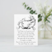 Carte Postale Dentist Cat Pulling dent (Debout devant)