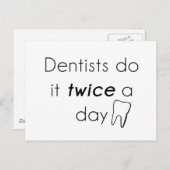 Carte Postale Dentist Do it ! (Devant / Derrière)