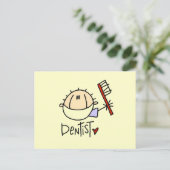 Carte Postale Dentiste (Debout devant)