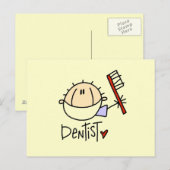 Carte Postale Dentiste (Devant / Derrière)