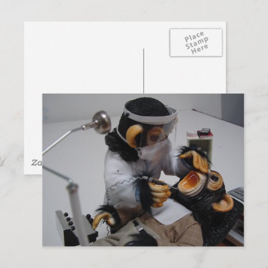 Carte Postale Dentiste (Devant / Derrière)