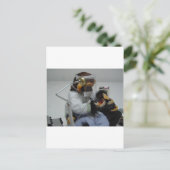 Carte Postale dentiste (Debout devant)