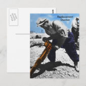 Carte Postale Dentiste de remplacement (Devant / Derrière)