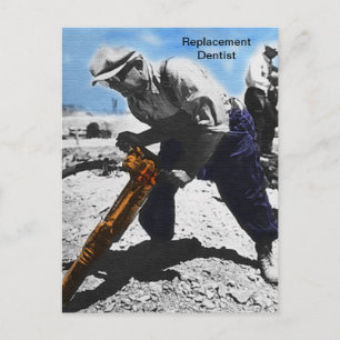 Carte Postale Dentiste de remplacement