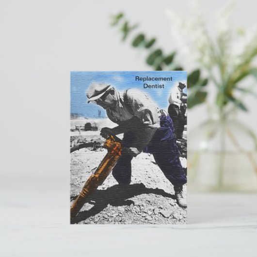 Carte Postale Dentiste de remplacement (Debout devant)
