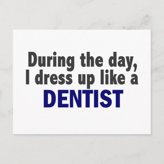 Carte Postale Dentiste En Journée (Devant)