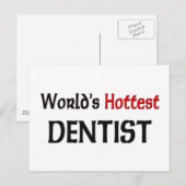 Carte Postale Dentiste le plus chaud dans le monde (Devant / Derrière)