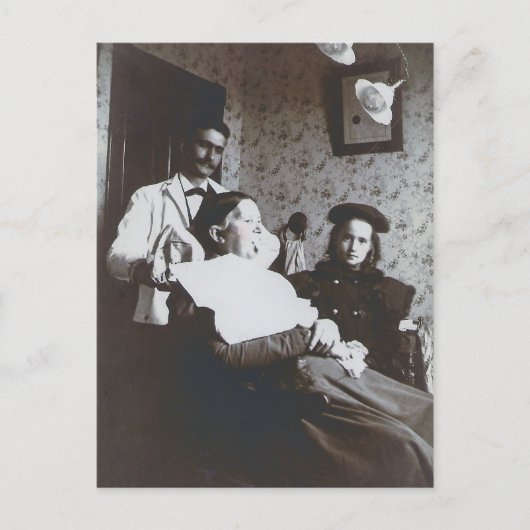 Carte Postale Dentiste vintage (Devant)
