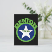 CARTE POSTALE DENTON, TEXAS (Debout devant)