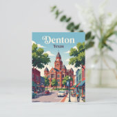 Carte Postale Denton, Texas (Debout devant)