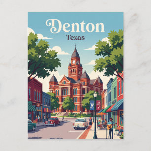 Carte Postale Denton, Texas