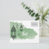 Carte postale d'entreprise Eid - Verte (Debout devant)