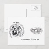 Carte Postale Dents (Devant / Derrière)