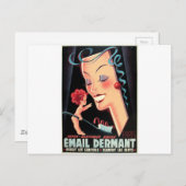 Carte Postale Dents blancs brillants (Devant / Derrière)