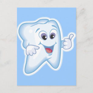 Carte Postale Dents heureux en santé