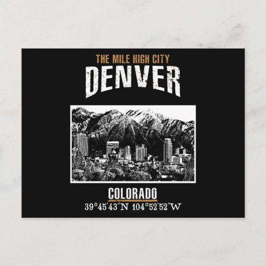 Carte Postale Denver (Devant)