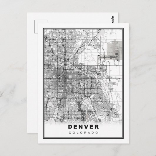 Carte Postale Denver (Devant / Derrière)