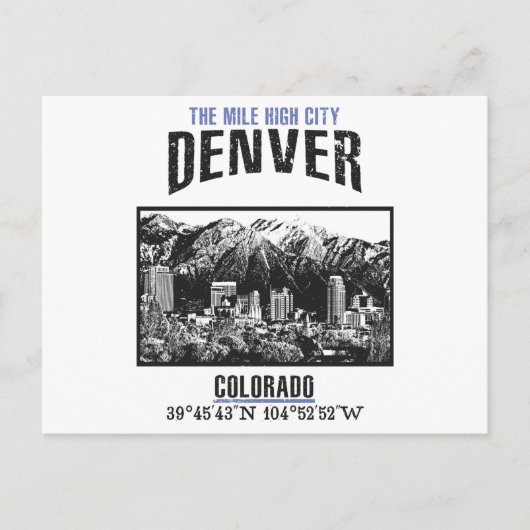 Carte Postale Denver (Devant)