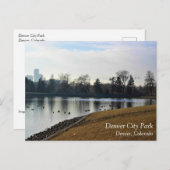 Carte Postale Denver City Park (Devant / Derrière)