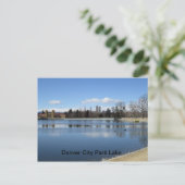 Carte postale Denver City Park Lake (Debout devant)