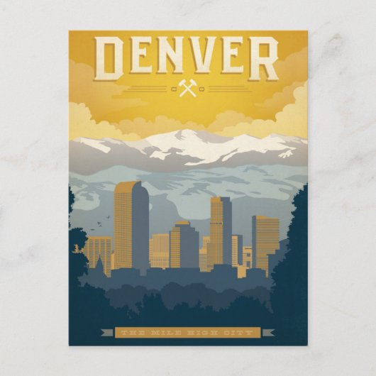 Carte Postale Denver, CO (Devant)