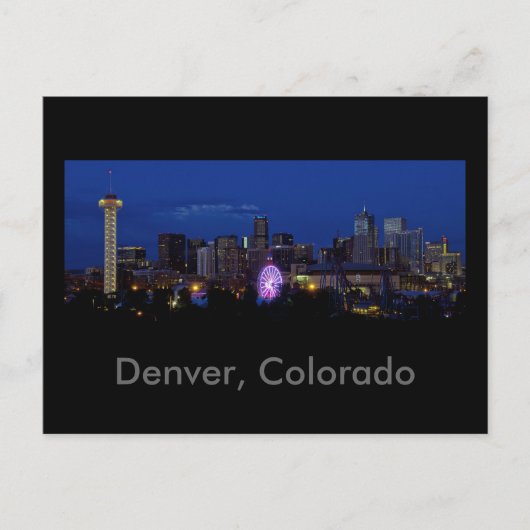 Carte Postale Denver, Colorado (Devant)