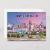 Carte postale Denver, Colorado (Devant / Derrière)