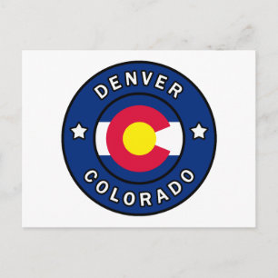 Carte Postale Denver Colorado