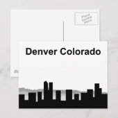 Carte Postale Denver Colorado (Devant / Derrière)