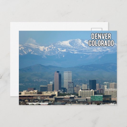 Carte postale Denver Colorado (Devant / Derrière)