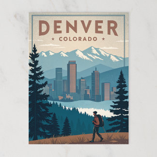 Carte Postale Denver, Colorado
