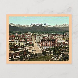 Carte Postale Denver, Colorado - 1910