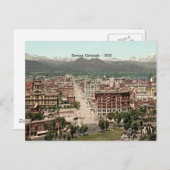 Carte Postale Denver, Colorado - 1910 (Devant / Derrière)