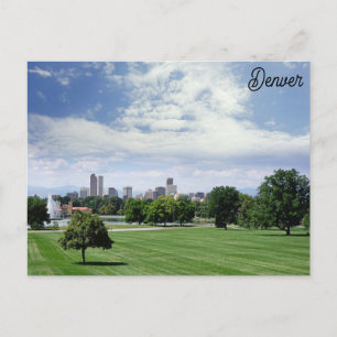 Carte Postale Denver Colorado City Park