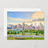 Carte Postale Denver, Colorado, États-Unis (Devant / Derrière)