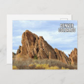 Carte postale Denver Colorado Mountains (Devant / Derrière)